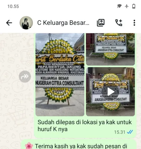 Pengiriman Papan Bunga Duka Cipayung