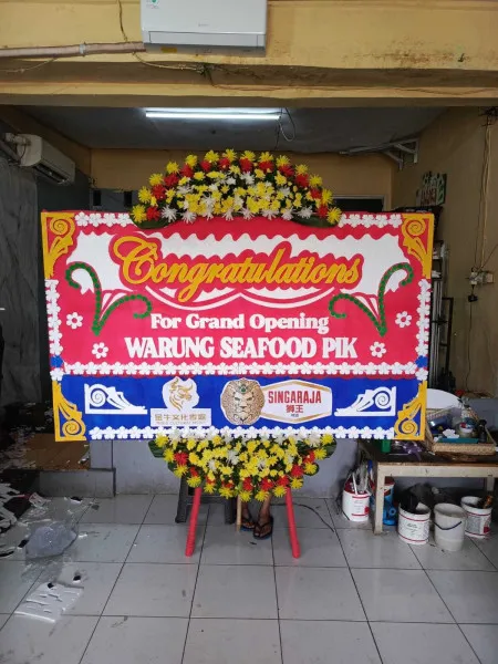 Papan Bunga Ucapan Selamat Cipayung