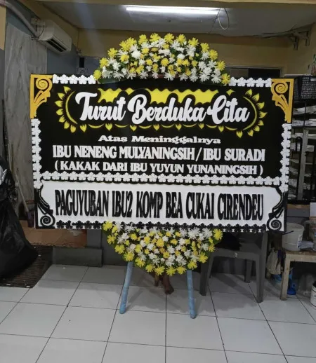 Papan Bunga Duka Cipayung
